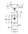 Мойка кухонная GROHE K700 31650AP0 40х50см чёрный матовый