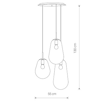 Светильник подвесной Nowodvorski Pear 7794 120Вт E27