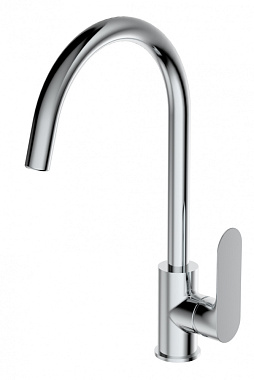 Смеситель для кухни Azario TAVIRA AZ-WKE56411C-X63 высокий излив хром