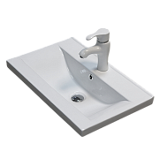 Раковина столешница MELANA 9393 (S60 Х)-805 62х41см