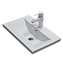 Раковина столешница MELANA 9393 (S60 Х)-805 62х41см