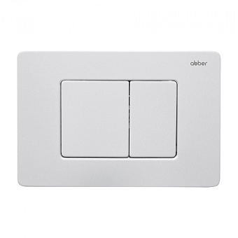 Панель смыва Abber AC0120MW белый матовый