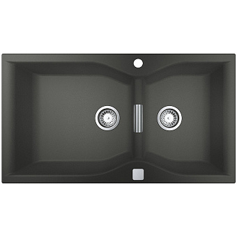 Мойка кухонная GROHE K700 31658AT0 90х50см серый гранит