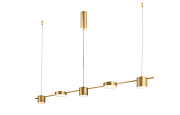 Светильник подвесной CRYSTAL LUX TRISTAN TRISTAN SP5 L1200 GOLD 40Вт LED