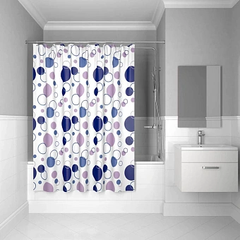 Шторка для ванной IDDIS Basic 240P24Ri11 240х240см разноцветный