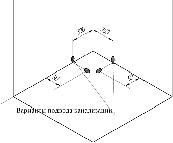 Душевой поддон RADOMIR Верчелли 1-11-0-1-0-012 121,5х84см