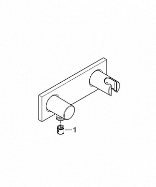 Шланговое подключение GROHE 27621000 хром