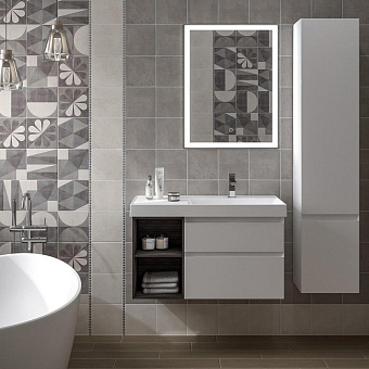 Пенал подвесной KERAMA MARAZZI CUBO CU.165Rh\WHT 30х35х165см белый