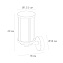 Светильник фасадный Arte Lamp TORONTO A1036AL-1BK 40Вт IP54 E27 чёрный