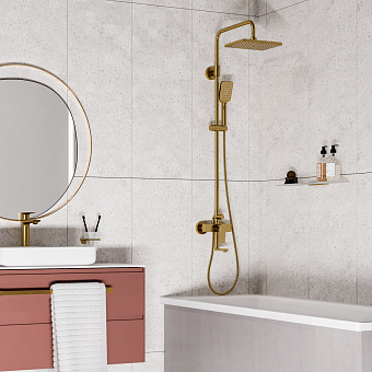Душевая система WASSERKRAFT Aisch A15501 золото