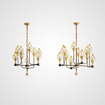 Люстра ImperiumLOFT Flame 101586-26 360Вт 9 лампочек E14
