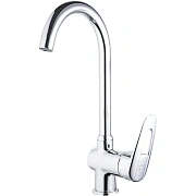 Смеситель для кухни Maxonor MN4007 поворотный излив хром