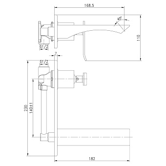 Смеситель для раковины LEMARK Contest LM5826CW белый/хром