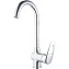 Смеситель для кухни Maxonor MN4007 поворотный излив хром