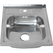 Мойка кухонная MELANA 5060 013/2 (*10) 50х60см хром