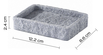 Мыльница Gedy Aries AR11(08) серый