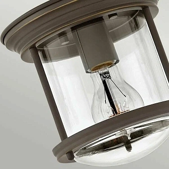 Светильник потолочный Hinkley hadrian QN-HADRIAN-MINI-F-OZ-CLEAR 60Вт E27
