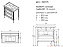 Тумба под раковину напольная CAPRIGO ALBION CONCEPT 34015-TК661 48х88,3х82см
