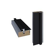 Скрытая дверная коробка Aurum Doors Black алюминий 80х40мм