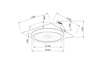 Светильник точечный встраиваемый Maytoni Hoop DL086-GX53-SQ-WS 15Вт GX53