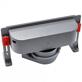 Щелевой душевой трап Pestan Confluo Wall Drain 13100060 36х9,8см горизонтальный сток