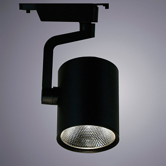 Трековый светильник Arte Lamp TRACCIA A2320PL-1BK 20Вт LED прозрачный для однофазного трека