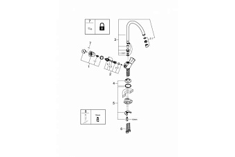Смеситель для кухни GROHE Costa L 31831001 высокий излив хром