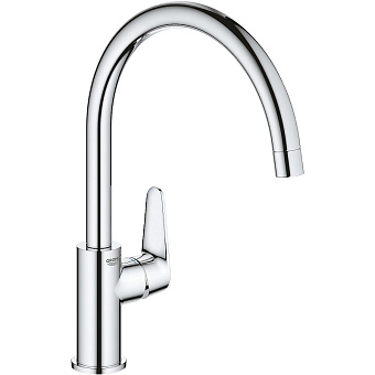 Смеситель для кухни GROHE BauCurve 31231001 высокий излив хром