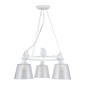Люстра подвесная Arte Lamp PASSERO A4289LM-3WH 40Вт 3 лампочек E27
