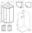 Душевая кабина AM-PM X-Joy W88C-301-090WT64 90х90х205см стекло прозрачное