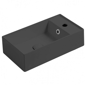 Раковина подвесная SIMAS Agile AG50 antracite  matt*1 50х27см