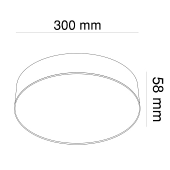 Светильник потолочный Maytoni Zon C032CL-L43MG3K 43Вт LED