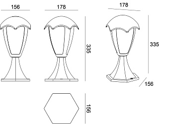 Светильник ландшафтный Arte Lamp HENRY A1661FN-1BK 10Вт IP44 LED чёрный