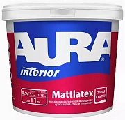 Краска универсальная матовая Aura(Eskaro) Матлатекс основа TR 0,9л
