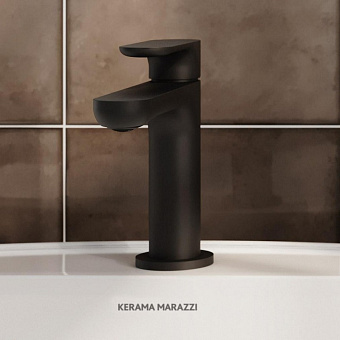 Смеситель для раковины KERAMA MARAZZI Ole 69412KM.01.093 чёрный матовый