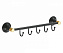 Крючок FIXSEN Luksor FX-71605-5B золото/чёрный