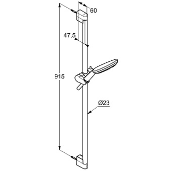 Душевой гарнитур KLUDI Freshline 6794005-00 хром