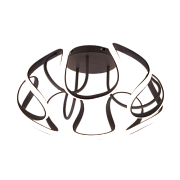 Светильник потолочный Eurosvet Alstroemeria 90238/1 кофе 100Вт LED