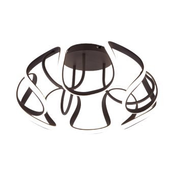 Светильник потолочный Eurosvet Alstroemeria 90238/1 кофе 100Вт LED