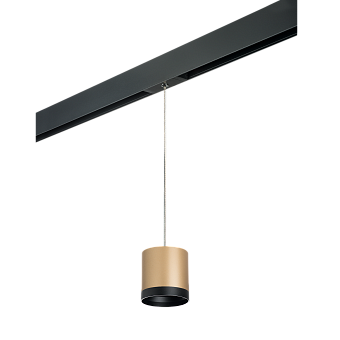 Трековый светильник Lightstar Rullo PRORP34903487 15Вт GX 5.3 золотой для однофазного трека