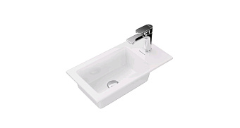 Раковина встраиваемая сверху KERAMA MARAZZI Lato LA.wb.50 50х27см