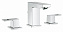 Смеситель для раковины GROHE Eurocube 20351000 хром