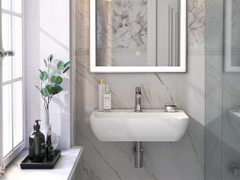 Раковина подвесная KERAMA MARAZZI PLAZA PLR.wb.55.02 55х40см