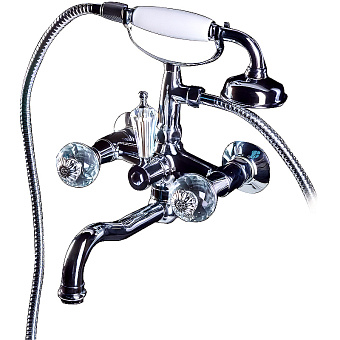 Смеситель для ванны Boheme Flora 273-FL хром