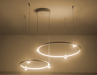 Люстра подвесная Ambrella COMFORT LineTech FL5521 45Вт 8 лампочек LED