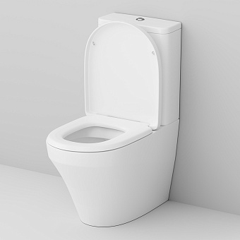 Унитаз напольный AM-PM Inspire C508607WH ободковый без сиденья