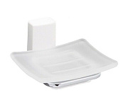 Мыльница WASSERKRAFT Leine K-5000 WHITE K-5029WHITE бежевый/хром
