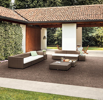 Керамическая мозаика Atlas Concord Италия Dolmen Pro A02W Cenere-Rosso Coda di Pavone Grip 53,2х102,8см 1,077кв.м.