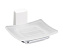 Мыльница WASSERKRAFT Leine K-5000 WHITE K-5029WHITE бежевый/хром