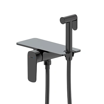 Смеситель для ванны IDDIS Axes AXEBLSHi08 чёрный матовый